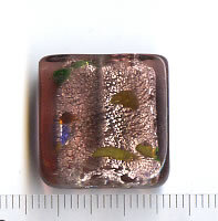 Glasperlen Quadrat Violet