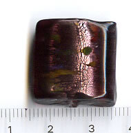 Glasperlen Quadrat Amethyst