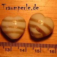 Perlen (Herzform) Weiß