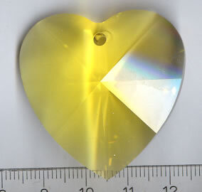 40mm Swarovski Herz Light Topaz