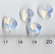 Swarovski Herz White Opal