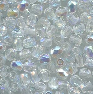 3mm Facettiert CRYSTAL AB 00030/28701