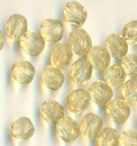 4mm Facettiert Light Topaz 10020