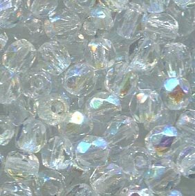 4mm Facettiert CRYSTAL AB 00030/28701