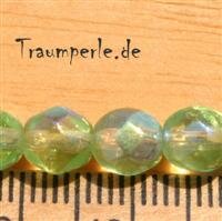 6 mm Facettiert Peridot AB