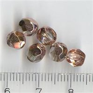 6 mm Facettiert Crystal Copper