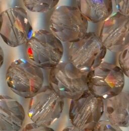 6mm Facettiert Light Amethyst Transparent