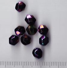 6mm Facettiert Rainbow Metallic