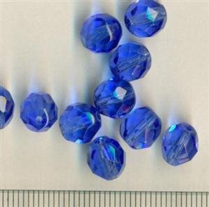 8mm Facettiert Blau