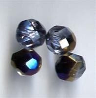 8mm Facettiert Hellblau AB