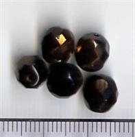 8mm Facettiert Jet Bronze