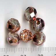 8mm Facettiert Crystal Rosa AB