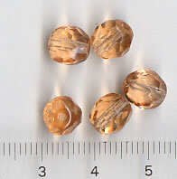 8mm Facettiert Rosarot