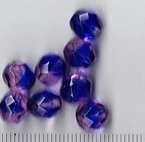 8mm Facettiert Fac Rosa-Lila