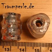 Glassperlen Dreieck Klar Bunt