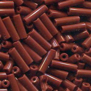 7mm Stiftperlen OPAQUE CHOCOLATE 13600