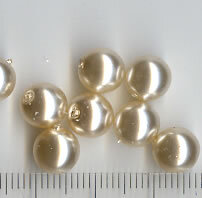 8mm Glaswachsperlen leicht Rosa