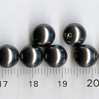 Swarovski, Dark Grey, 12 mm