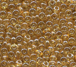 2,6mm Rocailles Topaz Transparent Lüsternd 16050