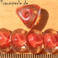 Glasperlen Dreieck, Rot