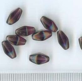 Glasperlen Amethyst