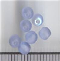 4mm Glasperlen Hellblau AB Matt