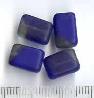 Glasperlen Blau-Grau