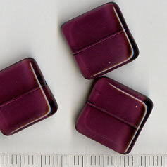 Glasperlen Amethyst