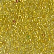 Rocailles Goldgelb transparent