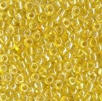 Rocailles Gelb  transparent