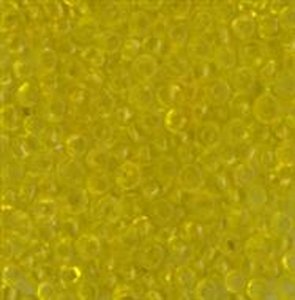 Rocailles Gelb transparent