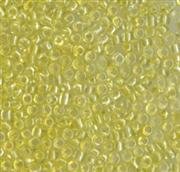 Rocailles Perlglanz Gelb transparent