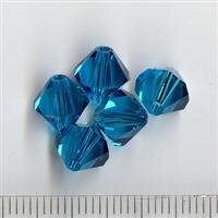 8mm Swarovski Blue Zircon