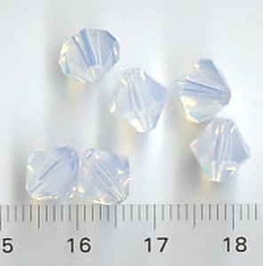 8mm Swarovski White Opal