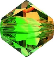 8 mm Swarovski Fern Green-Topaz Blend*