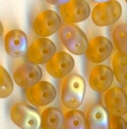 SuperDuo-Beads TOPAZ AB MATT 10060/28771