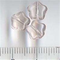 Glasperlen Stern Rosa
