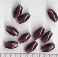 Glasperlen Amethyst
