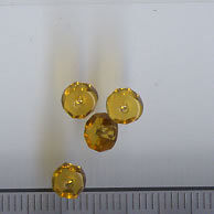 5mm Glasperlen Rondell Facetiert Topaz