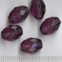 Facettiert Oval Violet/Amethyst