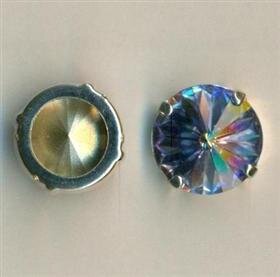14mm Swarovski Rivoli gefasst Provence Lavender