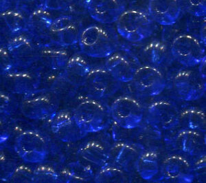 5mm Rocailles Blau Transparent 30080
