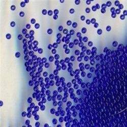 16/0 Rocailles Opak Blau