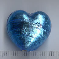 Muranoglas Herz Türkis