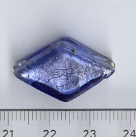 Muranoglas Raute Blau