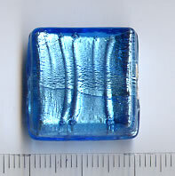 Muranoglas Quadrat Türkis