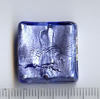 Muranoglas Quadrat Blau
