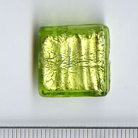 Muranoglas Quadrat Grün