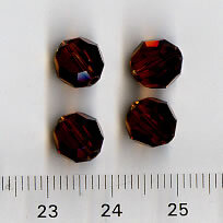 8mm Swarovski Smoked Topaz