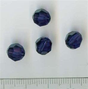 8mm Swarovski Purple Velvet